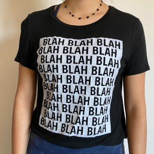 Blah Blah Blah graphic tee